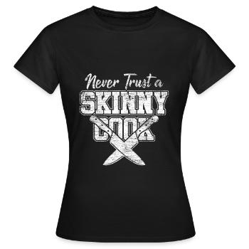 Chef Gourmet - T-shirt Femme - noir - Devant - AI Model Female 172 dark (172cm)