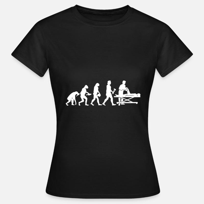 Physiotherapist Evolution - Women's T-Shirt - black