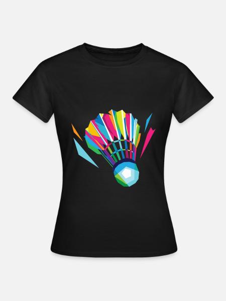 Federball Freizeit - Frauen T-Shirt - Schwarz