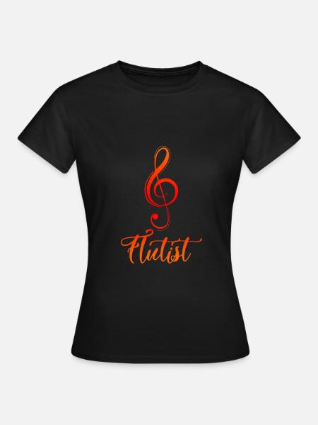 flute - Women's T-Shirt - black
