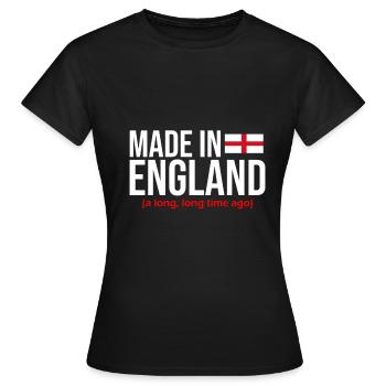 England Engländer - Frauen T-Shirt - Schwarz - Vorne - AI Model Female 172 dark (172cm)