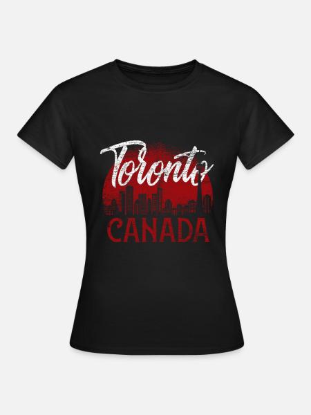 Toronto Kanada - Frauen T-Shirt - Schwarz