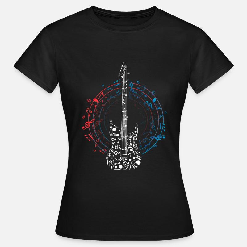 guitar - Women's T-Shirt - black