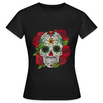Mexiko Kultur - Frauen T-Shirt - Schwarz - Vorne - AI Model Female 172 dark (172cm)