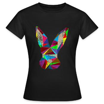 lièvre - T-shirt Femme - noir - Devant - AI Model Female 172 dark (172cm)
