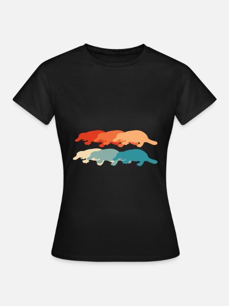 Zoo ornithorynque - T-shirt Femme - noir