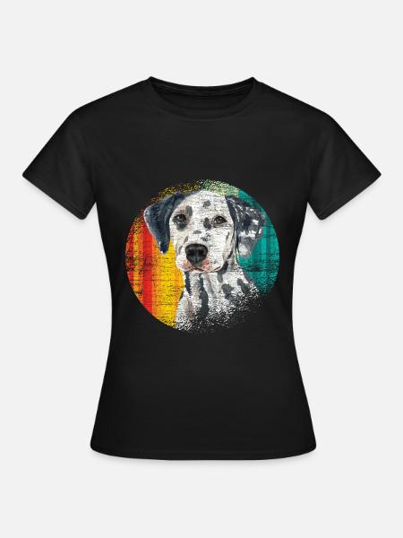 Dalmatiner Tierliebhaber - Frauen T-Shirt - Schwarz