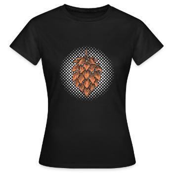 bière - T-shirt Femme - noir - Devant - AI Model Female 172 dark (172cm)
