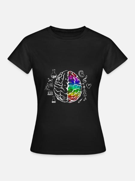 Science Cerveau - T-shirt Femme - noir