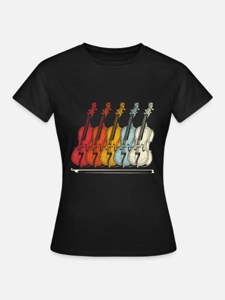 Cello Klassische Musik - Frauen T-Shirt - Schwarz