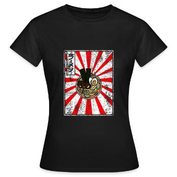 Ramen foodie - T-shirt Femme - noir - Devant - AI Model Female 172 dark (172cm)