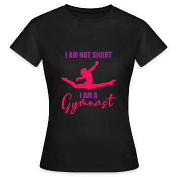Turnen Turner - Frauen T-Shirt - Schwarz - Vorne - AI Model Female 172 dark (172cm)