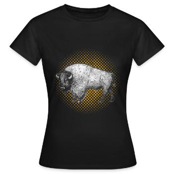 buffle - T-shirt Femme - noir - Devant - AI Model Female 172 dark (172cm)