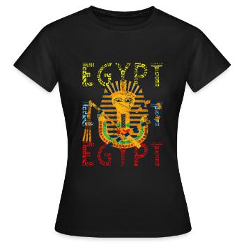 Egypte - T-shirt Femme - noir - Devant - AI Model Female 172 dark (172cm)