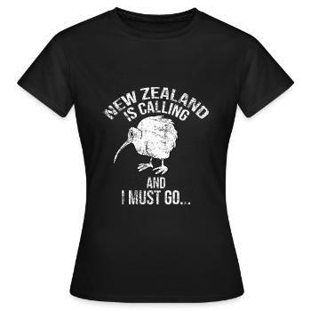 kiwi - T-shirt Femme - noir - Devant - AI Model Female 172 dark (172cm)