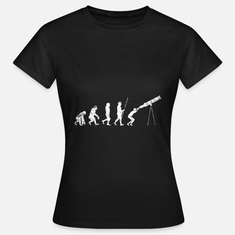 Astronomy evolution - Women's T-Shirt - black