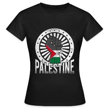 Nation palestinienne - T-shirt Femme - noir - Devant - AI Model Female 172 dark (172cm)