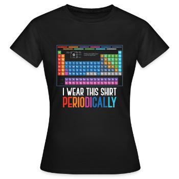 Chimiste chimiste - T-shirt Femme - noir - Devant - AI Model Female 172 dark (172cm)