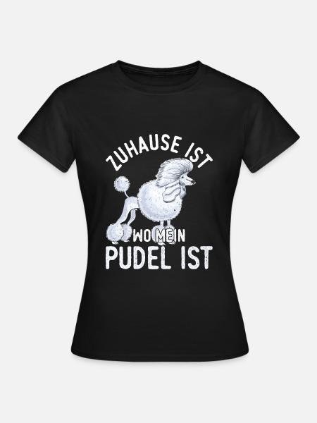Pudel Hunderasse - Frauen T-Shirt - Schwarz