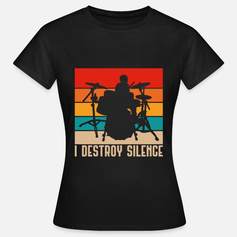 Drums - Women's T-Shirt - black