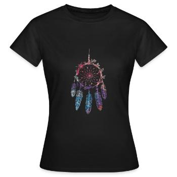 Dream catcher - Women's T-Shirt - black - Front - AI Model Female 172 dark (172cm)
