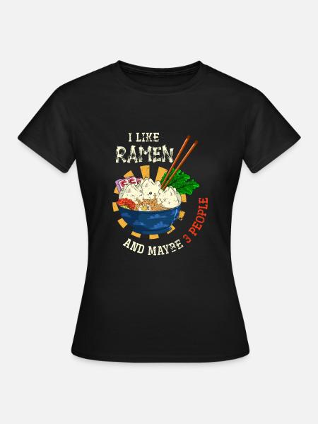 Ramen - Frauen T-Shirt - Schwarz