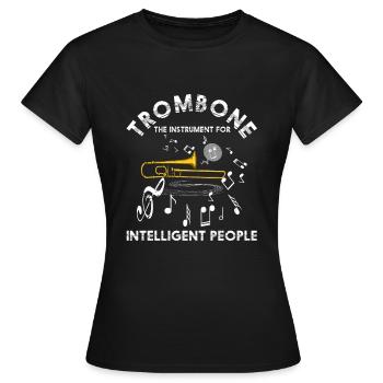 Trombone Orchestra - Women's T-Shirt - black - Front - AI Model Female 172 dark (172cm)