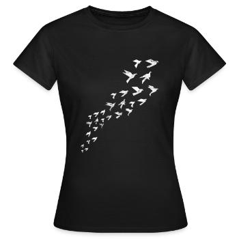 origami - T-shirt Femme - noir - Devant - AI Model Female 172 dark (172cm)