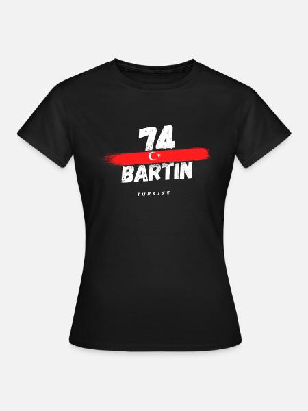 Bartin 74 Türkei Türkiye - Frauen T-Shirt - Schwarz