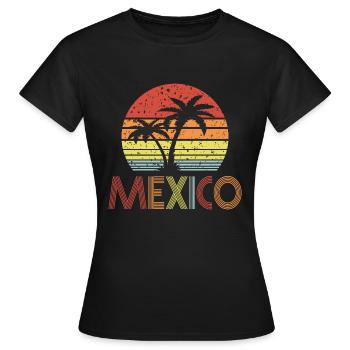 Mexique - T-shirt Femme - noir - Devant - AI Model Female 172 dark (172cm)