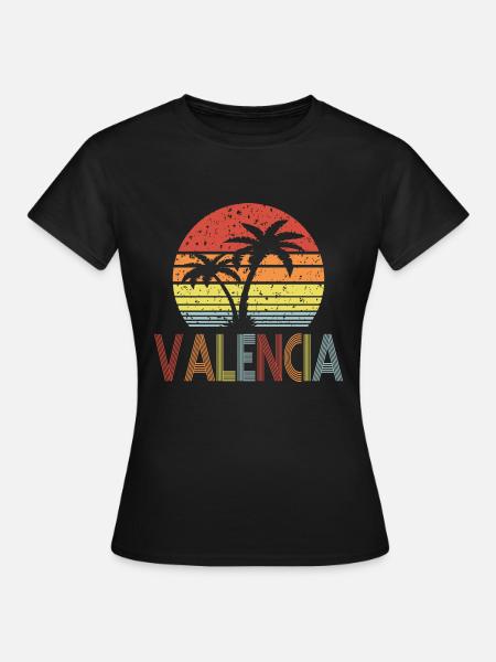 Valencia - Frauen T-Shirt - Schwarz