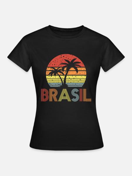 Brasil - Frauen T-Shirt - Schwarz