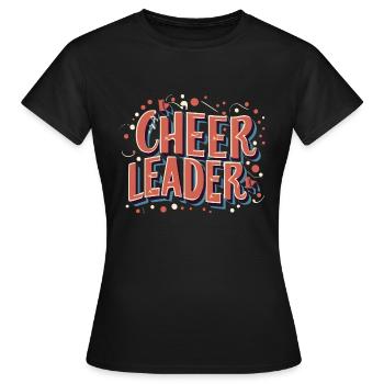 Cheerleading - Frauen T-Shirt - Schwarz - Vorne - AI Model Female 172 dark (172cm)