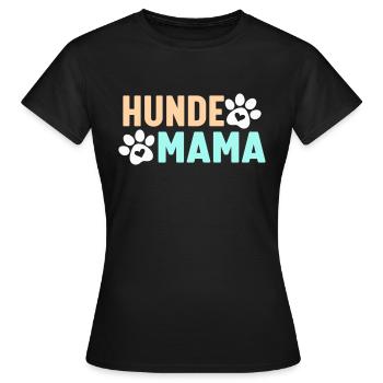 Chiens Maman - T-shirt Femme - noir - Devant - AI Model Female 172 dark (172cm)