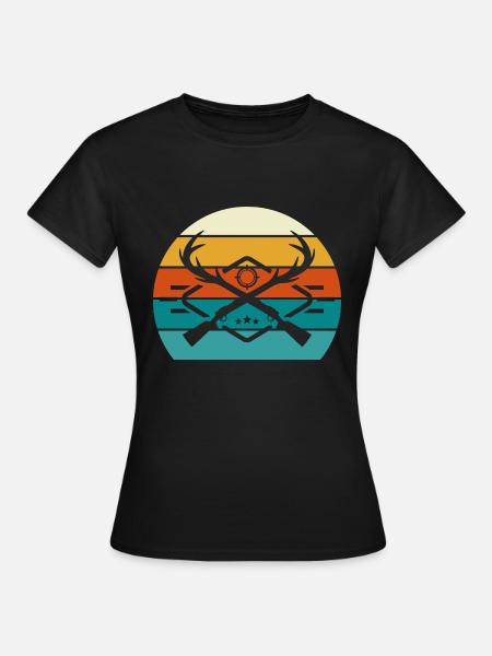 Hunter für Jäger - Frauen T-Shirt - Schwarz