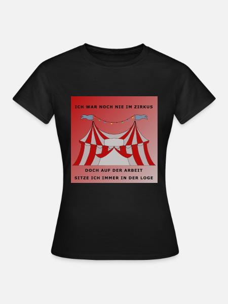Zirkus - Frauen T-Shirt - Schwarz