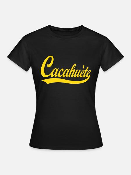 cacahuete - Frauen T-Shirt - Schwarz