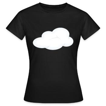 rainbow sun clouds weather rainbow sun cloud13 - Women's T-Shirt - black - Front - AI Model Female 172 dark (172cm)