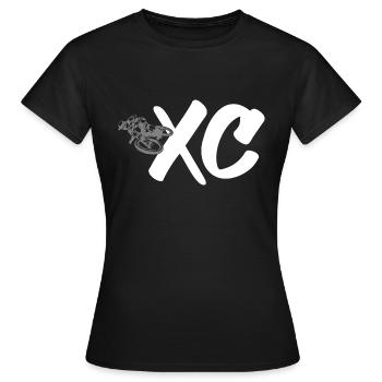 Cross Country XC - Frauen T-Shirt - Schwarz - Vorne - AI Model Female 172 dark (172cm)