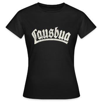 Lausbua - Festzelt, Bier und Gaudi - Frauen T-Shirt - Schwarz - Vorne - AI Model Female 172 dark (172cm)