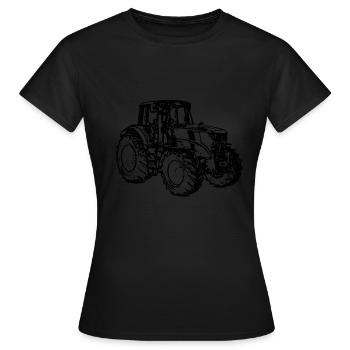 Tractor Bauer Trecker tracteur tractor - Women's T-Shirt - black - Front - AI Model Female 172 dark (172cm)