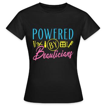 Skincare Esthetician Skin - Frauen T-Shirt - Schwarz - Vorne - AI Model Female 172 dark (172cm)