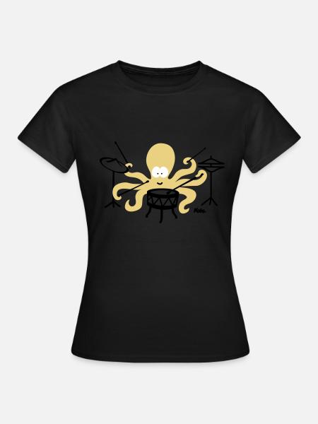 Octopus (c2) - Women's T-Shirt - black
