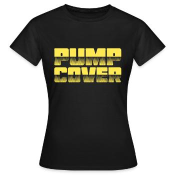 Couvercle de pompe Musculation Haltérophile Salle de gym - T-shirt Femme - noir - Devant - AI Model Female 172 dark (172cm)