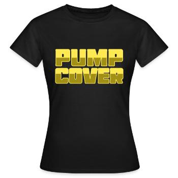 Couvercle de pompe Musculation Haltérophile Salle de gym - T-shirt Femme - noir - Devant - AI Model Female 172 dark (172cm)