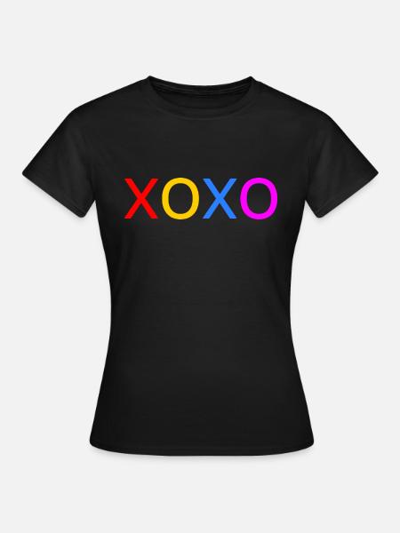 Xoxo - Frauen T-Shirt - Schwarz