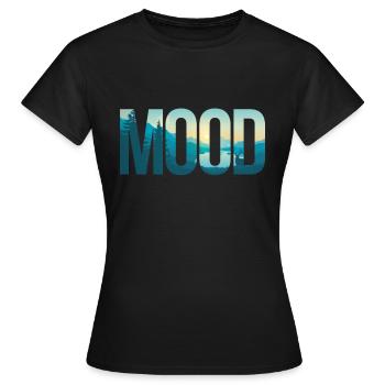 humeur - T-shirt Femme - noir - Devant - AI Model Female 172 dark (172cm)