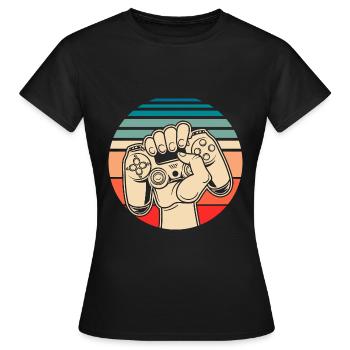 Jeux - T-shirt Femme - noir - Devant - AI Model Female 172 dark (172cm)