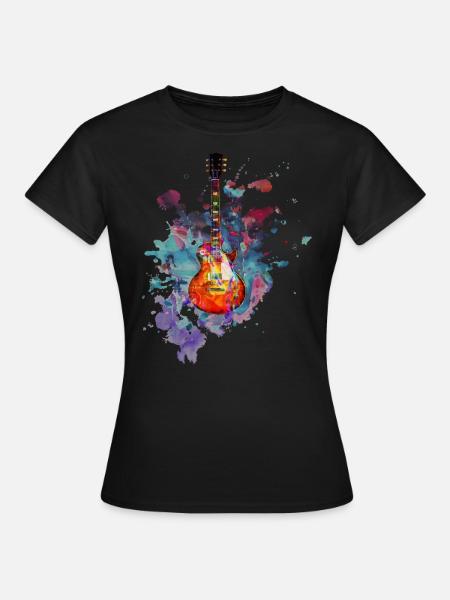 Les Paul Guitar Splash - Women's T-Shirt - black