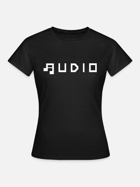 Audio - Frauen T-Shirt - Schwarz